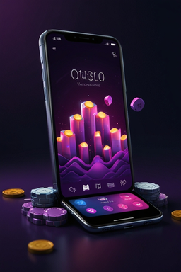 Smartphone mit Pistolo Casino App